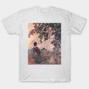 The Garden of Paradise by Edmund Dulac T-Shirt